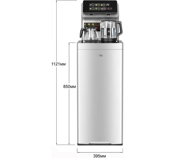 Кулер ECOTRONIC TB15-LNR Silver с чайным столиком только нагрев 12597