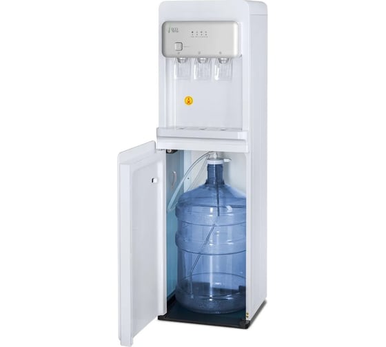 Напольный кулер ECOTRONIC K43-LXE White-silver с нижней загрузкой 12560