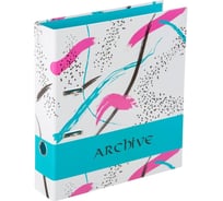 Папка-регистратор Attache archive 75 мм, голубая, ламинированная бумага, б/угол 1850450
