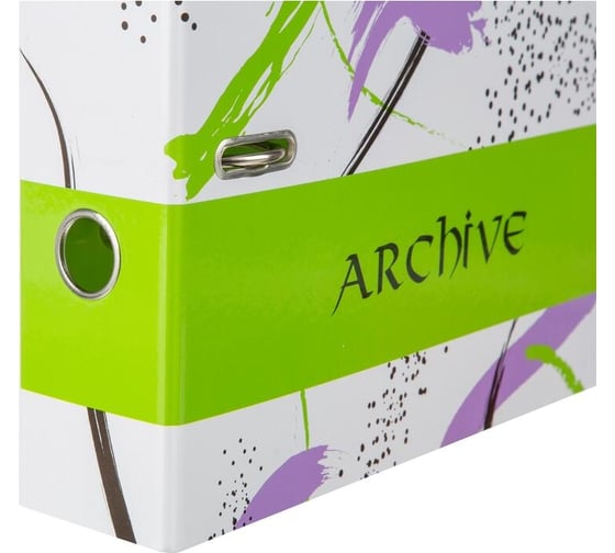 Папка-регистратор Attache archive 75 мм, зеленая, ламинированная бумага, б/угол 1850451