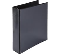 Папка на 4-х кольцах Attache Панорама 75 мм, черная 1937613