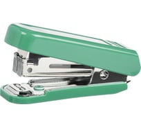 Степлер-мини Комус n10 до 16 листов, зеленый, антистеплер 162721