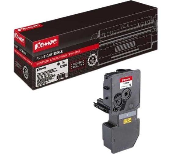 Тонер-картридж Комус tk5240k черный, для kyocera ecosys m5526 856130 1