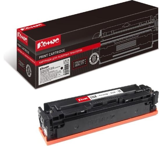 Лазерный картридж Комус 131x cf210x черный, повышенной емкости, для hp m276n 855862 1