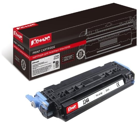 Лазерный картридж Комус 124a q6000a черный, для hp cm1015mfp/cm1017mfp 855794 1