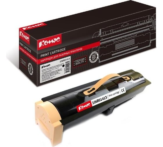 Лазерный картридж Комус 106r01413 черный, для xerox wc5222 856044 1