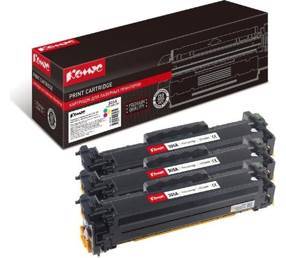 Лазерный картридж Комус 305a cf370am cmy для hp clj m351/m451 (3 шт./уп.) 855966