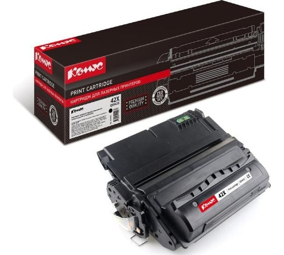 Лазерный картридж Комус 42x q5942x черный, для hp laserjet4250/4350 855821 1