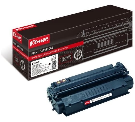 Лазерный картридж Комус 13x q2613x черный, повышенной емкости, для hp lj 1300 855809 1