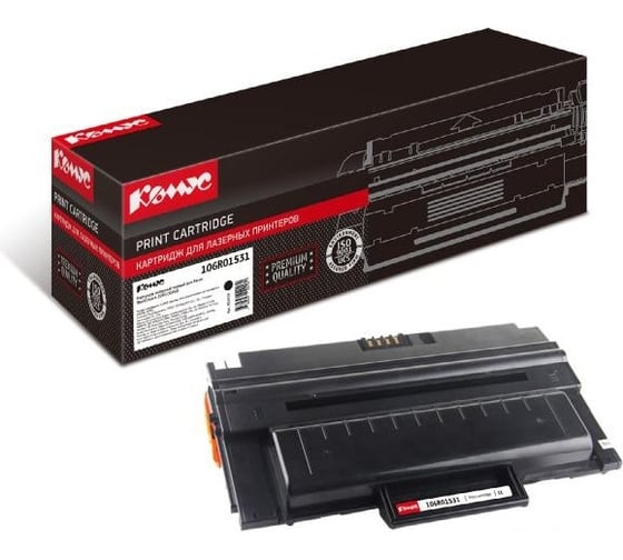 Лазерный картридж Комус 106r01531 черный, для xerox wc3550 855919 1