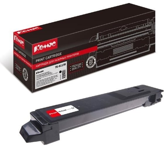 Тонер картридж Комус tk8115k черный, для kyocera m8124cidn/m8130cidn 881187 1