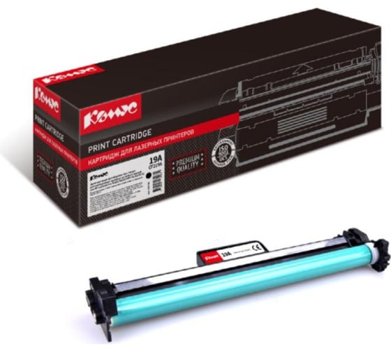 Драм-картридж Комус 19a cf219a черный, для lj pro m104/mfp m132 874796 1