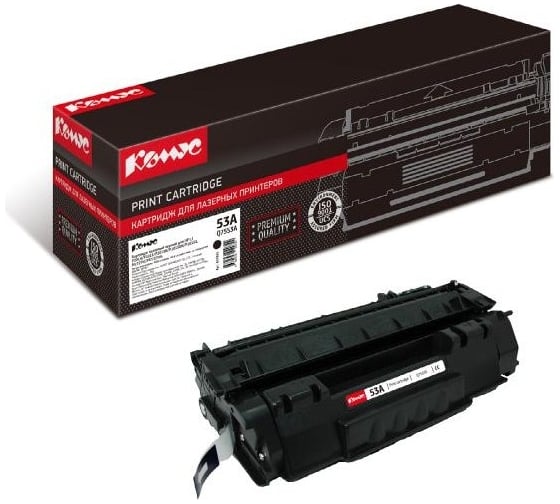Лазерный картридж Комус 53a q7553a черный, для hp p2014/p2015/m2727mfp 855826 1