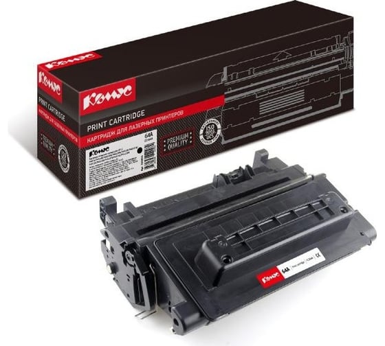 Лазерный картридж Комус 64a cc364a черный, для hp p4014/p4015/p4515 855834 1