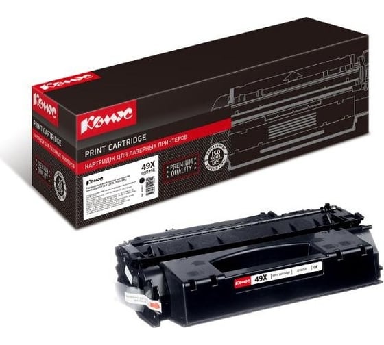 Лазерный картридж Комус 49x q5949x черный, для hp 1320/3390/3392 855823 1
