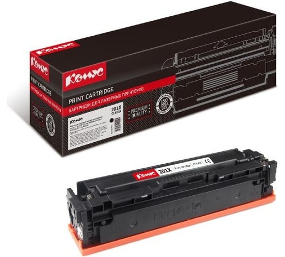 Лазерный картридж Комус cf400x черный, повышенной емкости, для hp lj mfp m252dw 855945 1