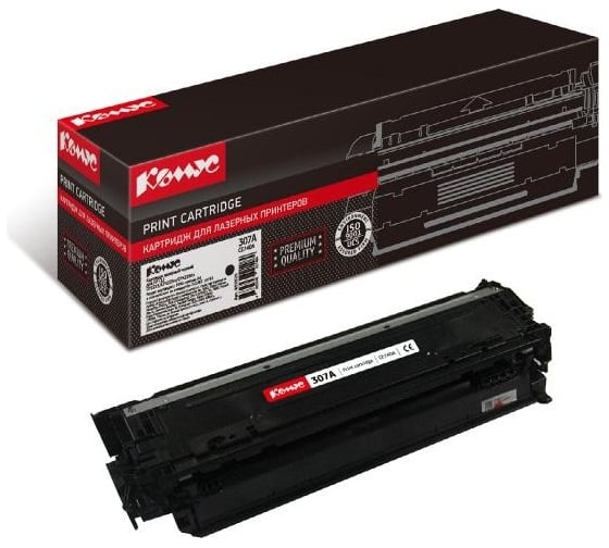 Лазерный картридж Комус ce740a черный, для hp clj cp5225/cp5225n 855925
