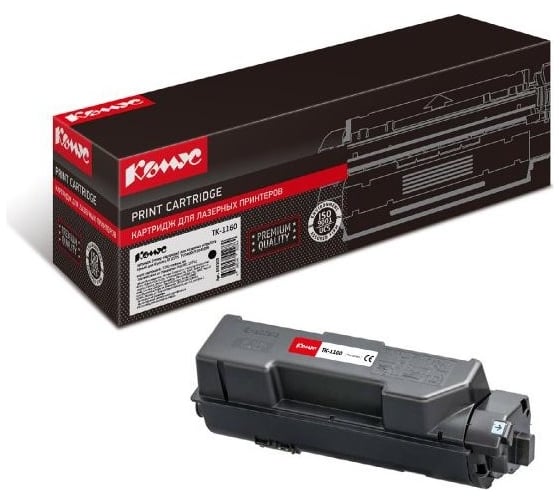 Лазерный картридж Комус tk1160 черный, для kyocera ecosysp2040dn/p2040dw 856103 1