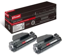 Лазерный картридж Комус cb436af черный, для hp lj m1120mfp (2 шт./уп.) 855921