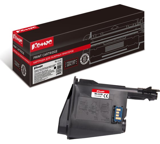Лазерный картридж Комус tk1120 черный, для kyocera fs1060dn/1025mfp 856018 1