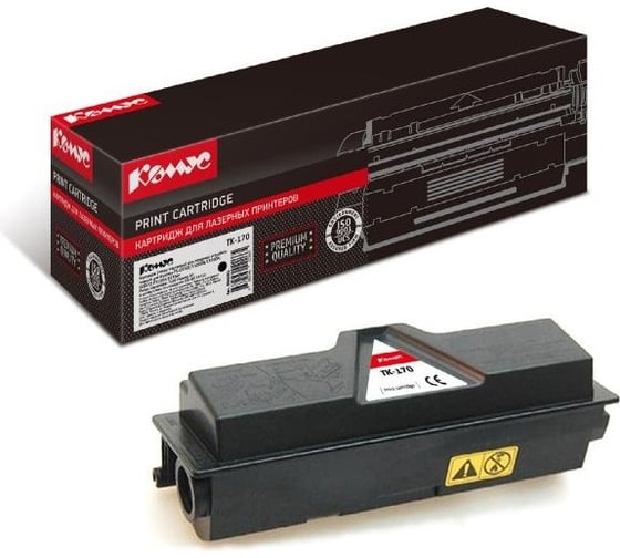 Лазерный картридж Комус tk170 черный, для kyocera fs1320d 856031