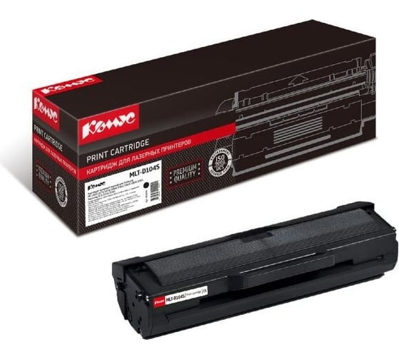Лазерный картридж Комус mltd104s черный, для samsung ml1660/1665/1677 855851 1