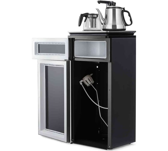 Кулер AEL LK--51a с чайным столиком Тиабар black/silver 00368