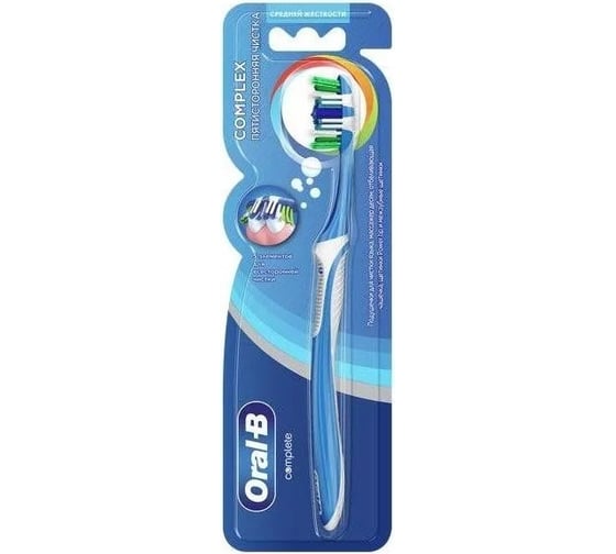 Зубная щетка Oral-B Комплекс Пятисторонняя чистка 40 Med 0051005060 1