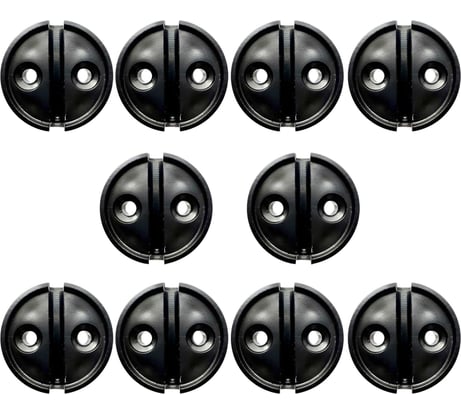 Опечатывающее устройство под нить ТПК Технологии Контроля пластик, цвет: черный, 10 шт. 24250