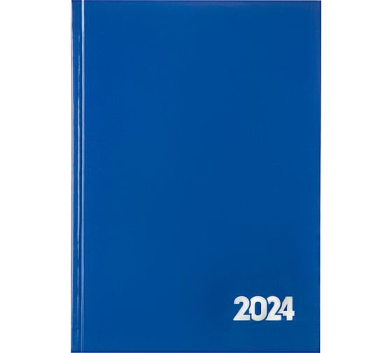 Датированный ежедневник Attache 2024, 7бц, а5, 160л, синий, 1802091