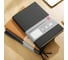 Ежедневник DELI simple недатированный, А5, 136 листов, джинс cn145-black 1740411 9