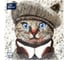 Бумажные салфетки EUROHOUSE 33x33 см, 3-слойные, Меломан 20 шт 37468 1