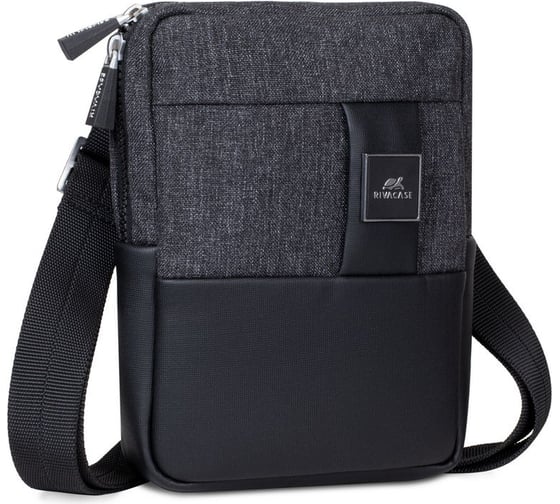 Сумка через плечо для планшета 8" RIVACASE 8810 black melange