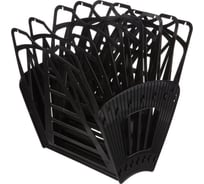 Лоток вертикальный Attache, веер, 6 отделений, 7 секций, черный 1895782