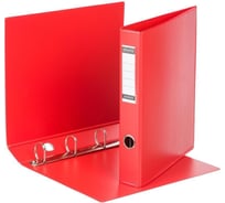 Папка на 4-х кольцах Attache Selection 50 мм, красная 48652