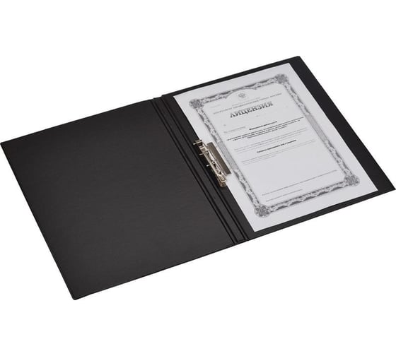 Папка с зажимом Attache Selection черная 50323