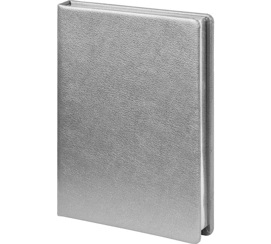 Недатированный ежедневник Attache Selection metal а5, 160 л., серебро 1784319