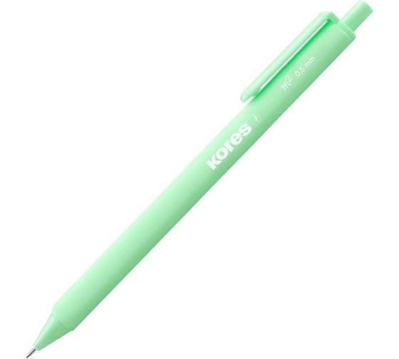 Механический карандаш Kores soft touch 0.5 мм, 3 грани, ластик, пастельный цвет 99253 1874856