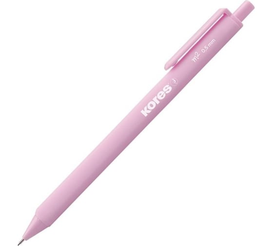 Механический карандаш Kores soft touch 0.5 мм, 3 грани, ластик, пастельный цвет 99253 1874856