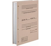 Крышки переплетные картонные ОФИСМАГ А4 305x220 мм, комплект 100 шт, обложка Дело - 50 шт, задник - 50 шт 112163