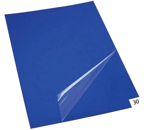 Коврик антибактериальный многослойный липкий ОФИСМАГ 60x90 см, комплект 10 шт, 30 слоев 608454