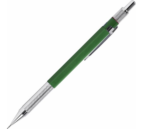 Механический карандаш BRAUBERG 0.7 мм + грифели, Hb, 24 шт., Metallic-x 07, металлические детали 181966