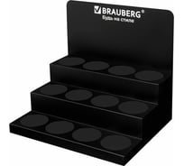 Подставка под ручки и карандаши BRAUBERG в тубах, металл, 12 отделений, 35x39x32 см 505914