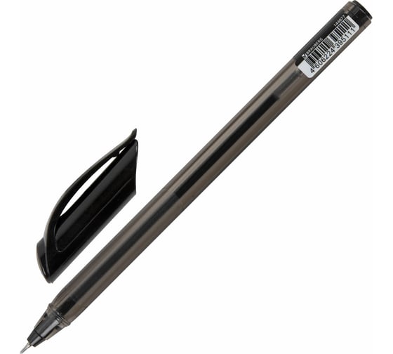 Гелевая ручка BRAUBERG Extra Glide Gel, черная, трехгранная, игольчатый наконечник 0.7 мм, линия 0.5 мм 144077