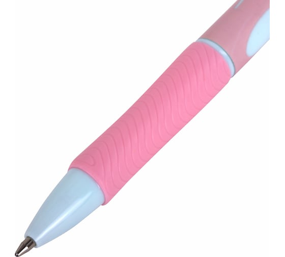 Автоматическая шариковая ручка BRAUBERG Ultra-rt Pastel, синяя, 0.7 мм, линия 0.35 мм 143933