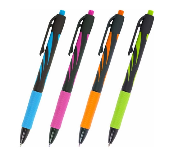 Автоматическая шариковая ручка BRAUBERG Ultra-rt Neon, синяя, 0.7 мм, линия 0.35 мм 143932