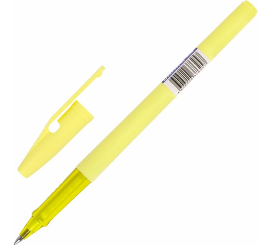 Шариковая ручка BRAUBERG Patriot Neon, синяя, корпус ассорти, 0.7 мм, линия 0.35 мм 143966