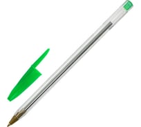 Шариковая ручка STAFF Basic Budget Bp-04 зеленая, линия письма 0.5 мм 143871