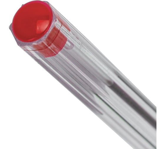 Шариковая ручка STAFF Basic Budget Bp-04 красная, линия письма 0.5 мм 143870