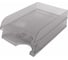 Лоток горизонтальный для бумаг BRAUBERG Standard, 350x253x65 мм, тонированный серый 238348 1
